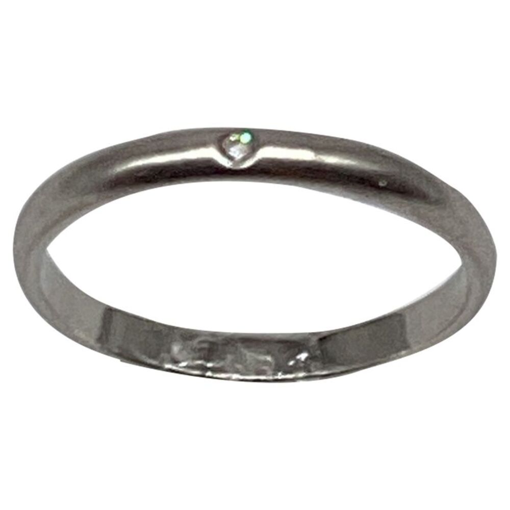Cartier Diamond Wedding Band Ring in Platinum